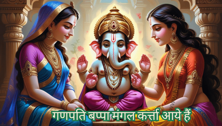 ganpati bappa mangalkarta aaye hain