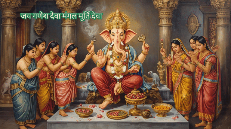 jai ganesh deva mangal murti deva