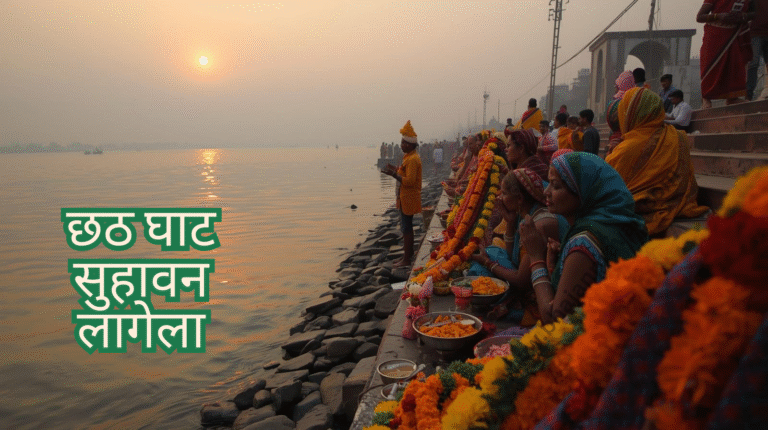 chhath ghat suhawan laagela
