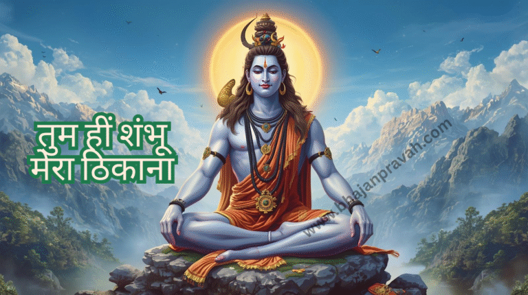 tum hin shambhoo mera thikana