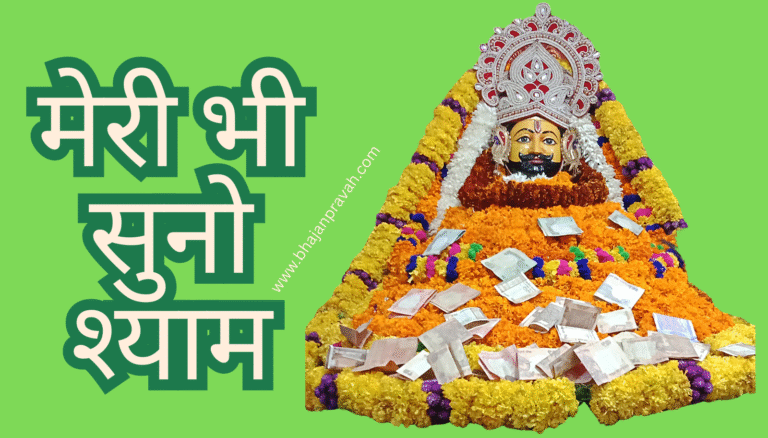 मेरी भी सुनो श्याम