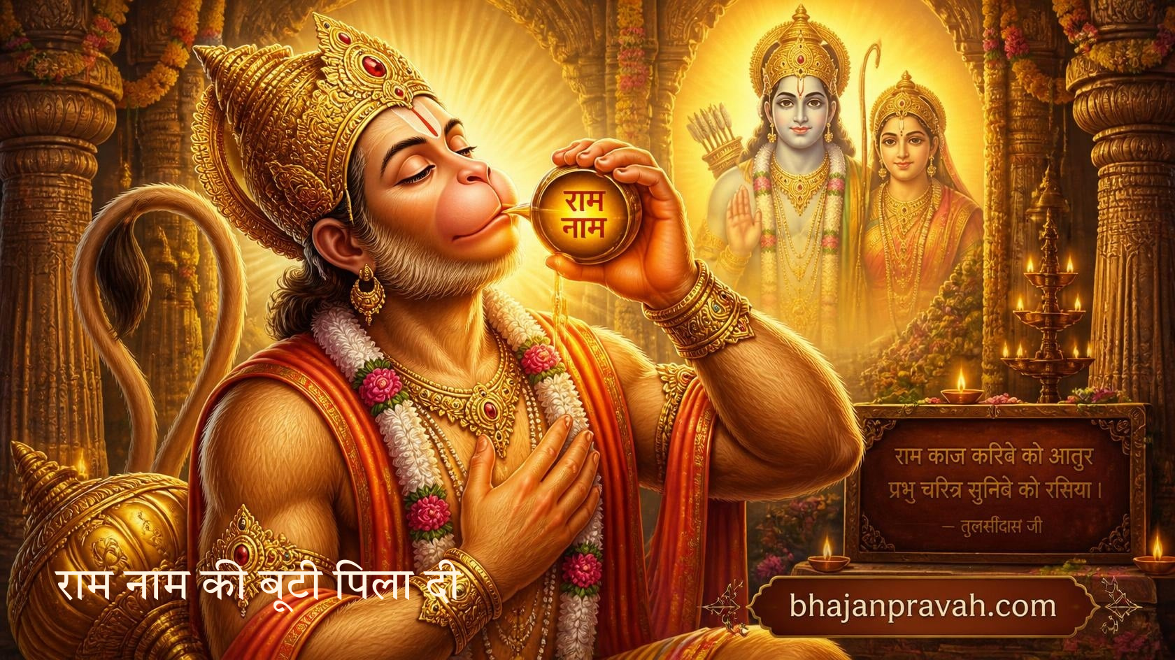 राम नाम की बूटी पिला दी