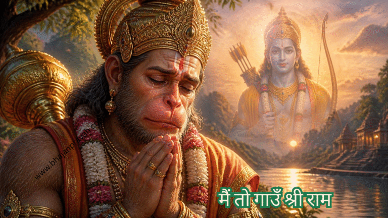 मैं तो गाउँ श्री राम