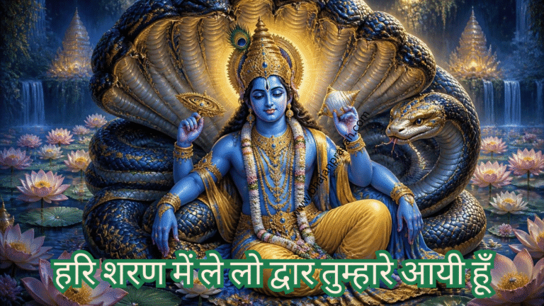 हरि शरण में ले लो द्वार तुम्हारे आयी हूँ