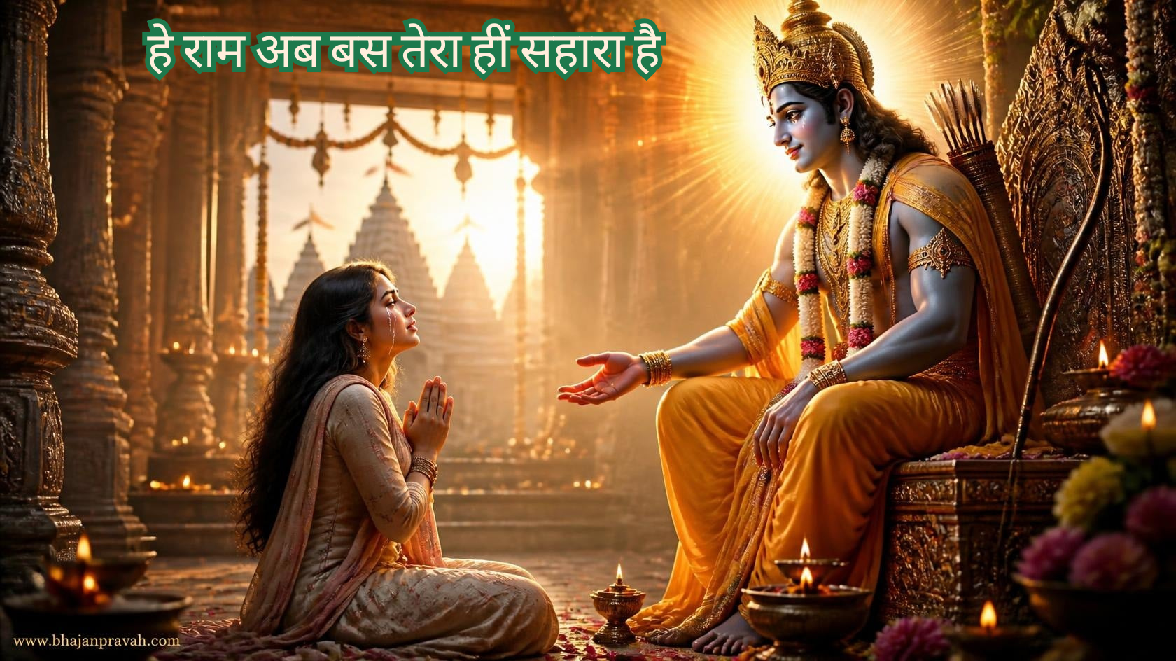 हे राम अब बस तेरा हीं सहारा है