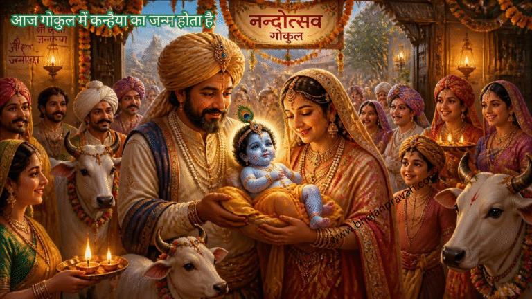 आज गोकुल में कन्हैया का जन्म होता है