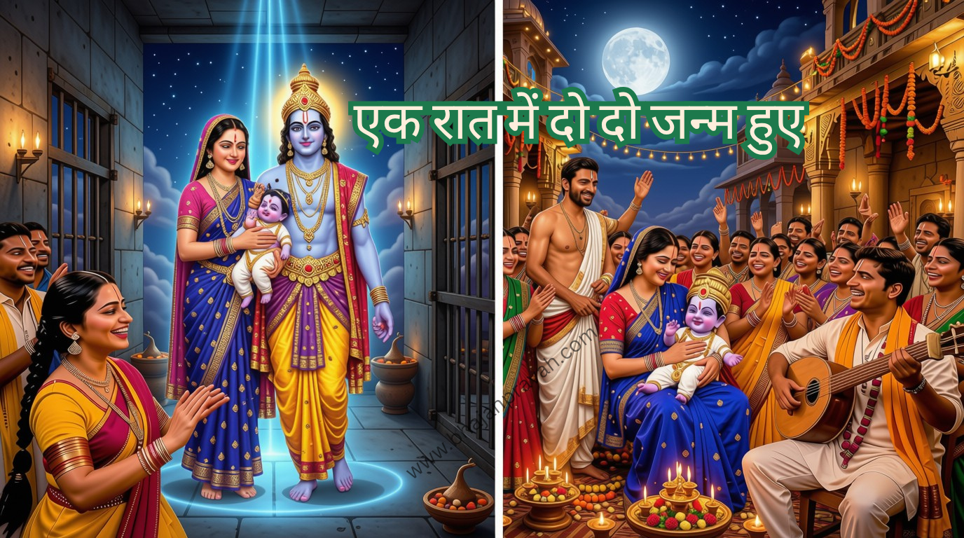 एक रात में दो दो जन्म हुए