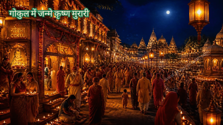गोकुल में जन्मे कृष्ण मुरारी