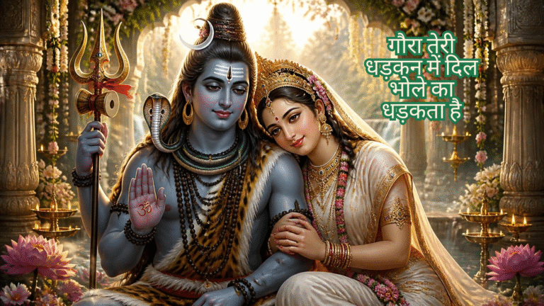 गौरा तेरी धड़कन में दिल भोले का धड़कता है