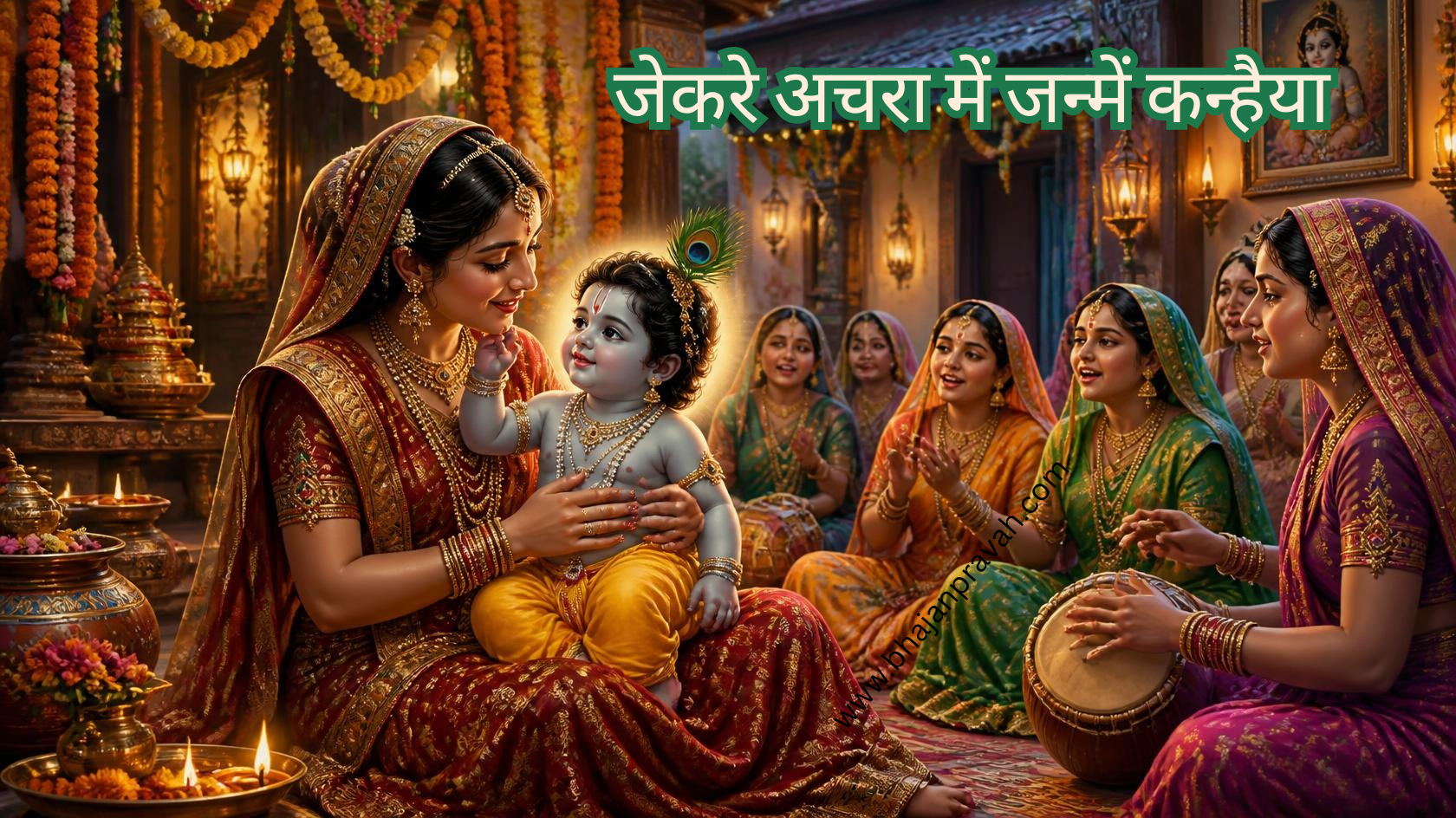 जेकरे अचरा में जन्में कन्हैया