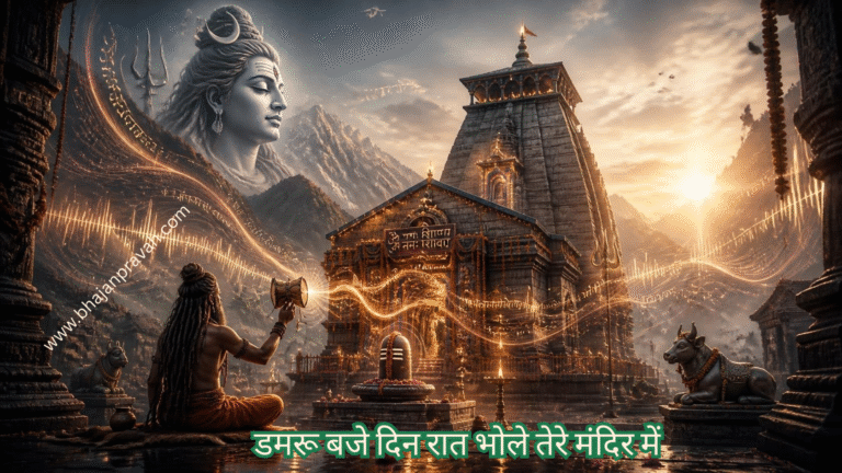 डमरू बजे दिन रात भोले तेरे मंदिर में
