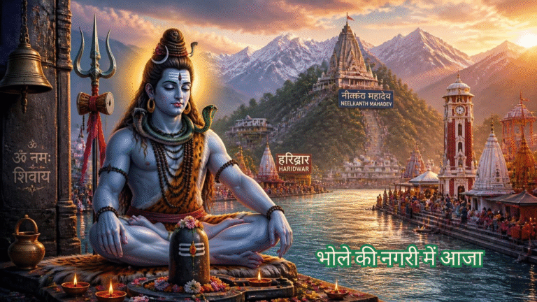 भोले की नगरी में आजा