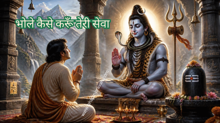 भोले कैसे करूँ तेरी सेवा