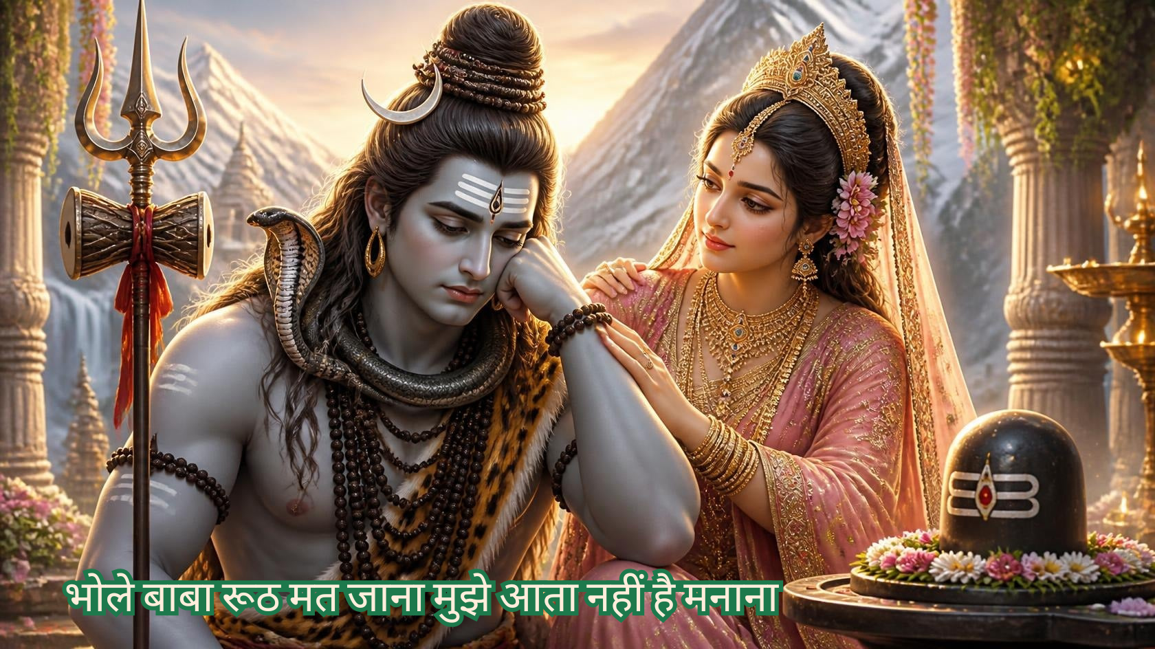भोले बाबा रूठ मत जाना मुझे आता नहीं है मनाना