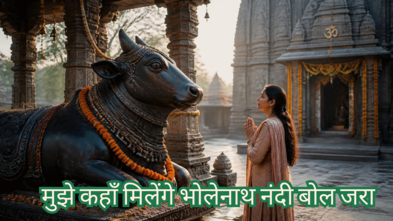 मुझे कहाँ मिलेंगे भोलेनाथ नंदी बोल जरा