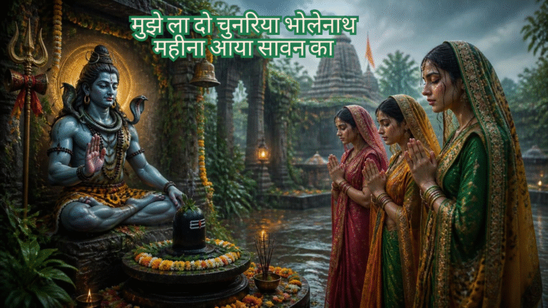 मुझे ला दो चुनरिया भोलेनाथ महीना आया सावन का