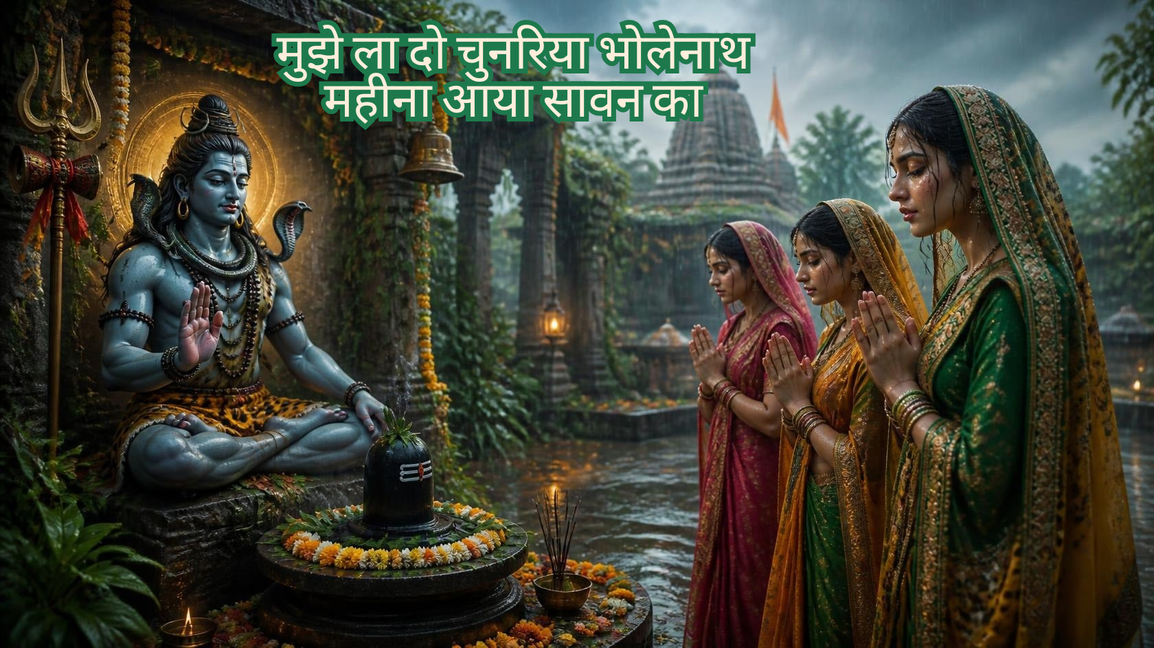 मुझे ला दो चुनरिया भोलेनाथ महीना आया सावन का