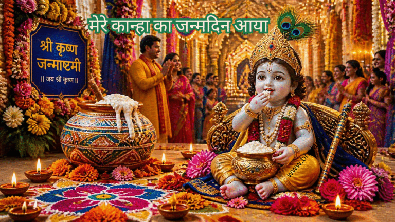 मेरे कान्हा का जन्मदिन आया