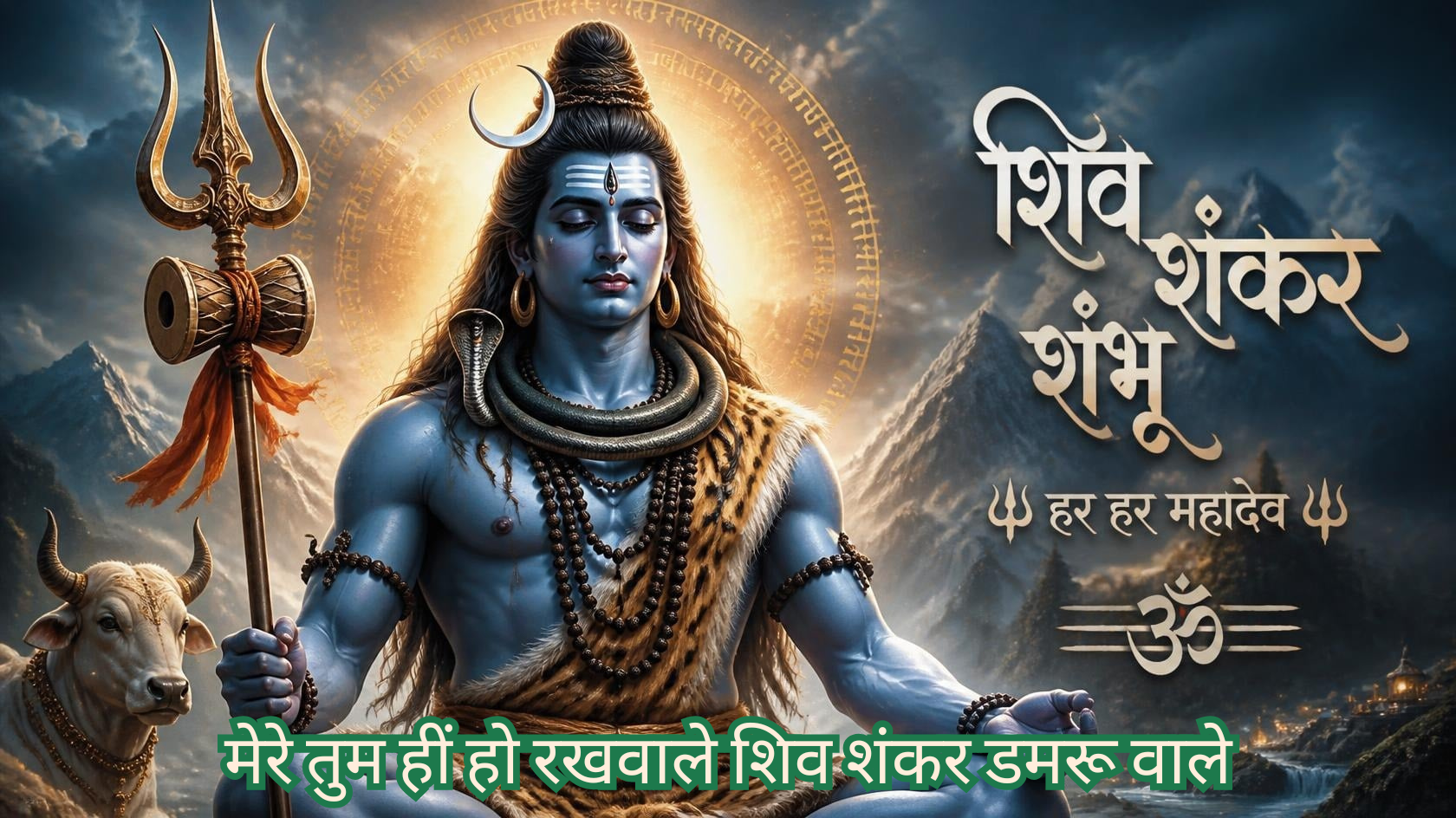 मेरे तुम हीं हो रखवाले शिव शंकर डमरू वाले