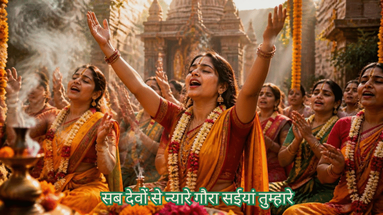 सब देवों से न्यारे गौरा सईयां तुम्हारे