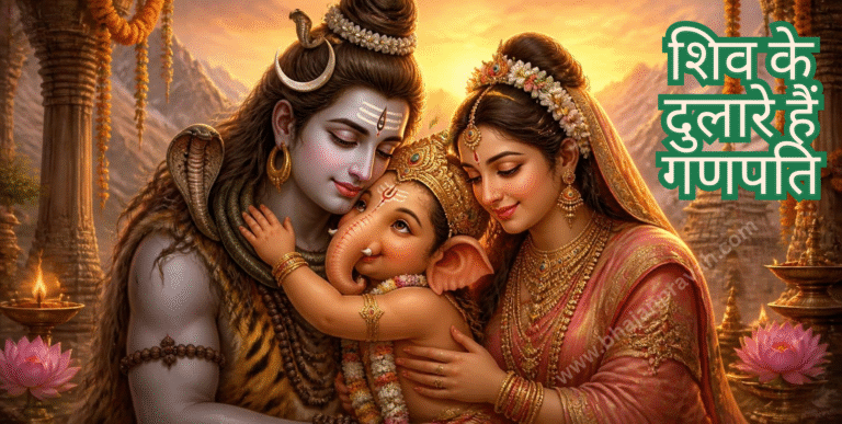 शिव के दुलारे हैं गणपति