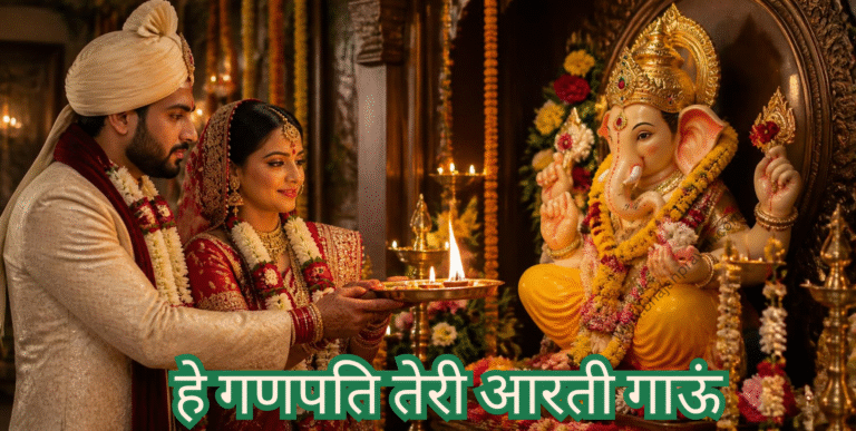 हे गणपति तेरी आरती गाऊं