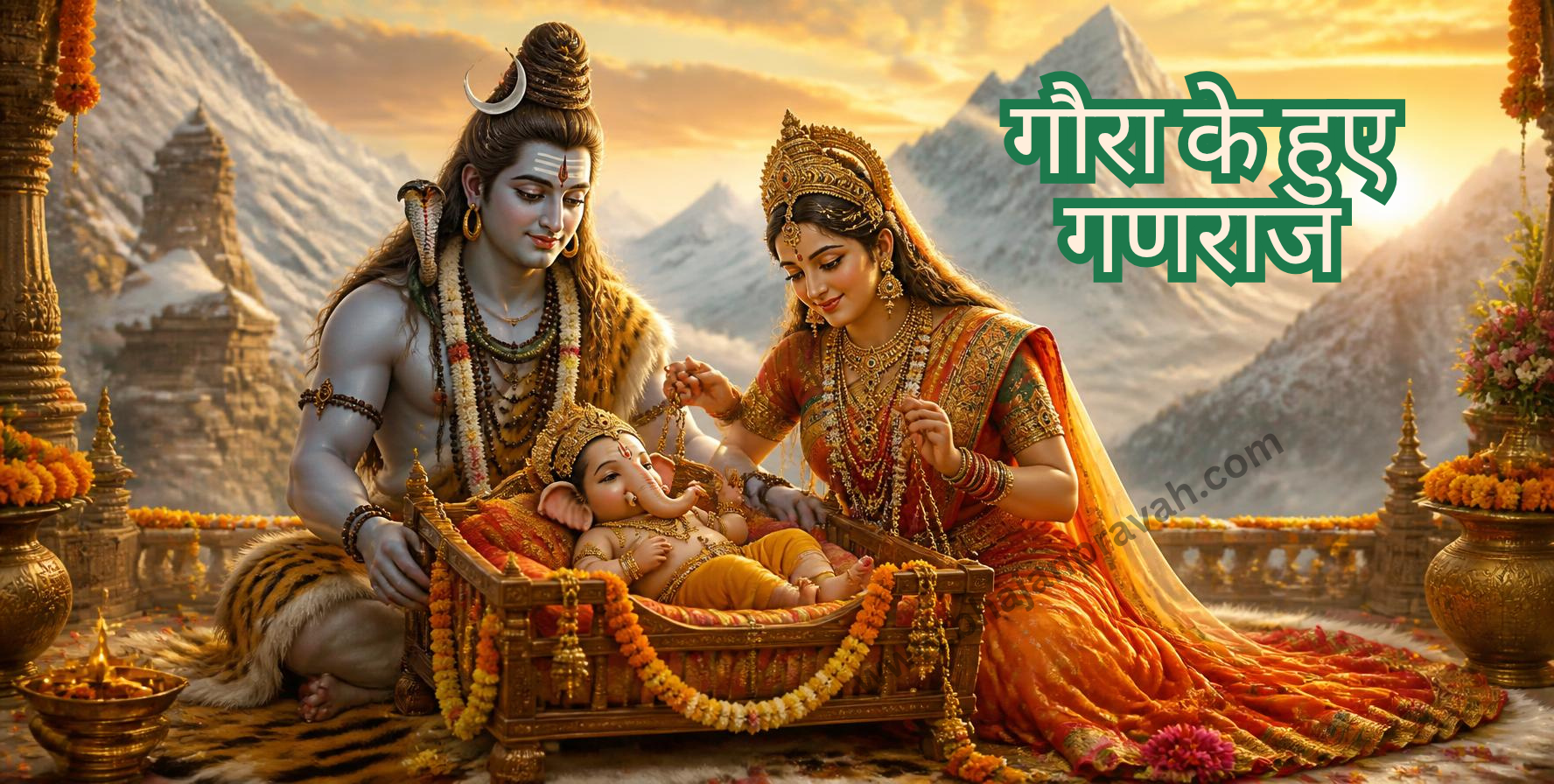 गौरा के हुए गणराज