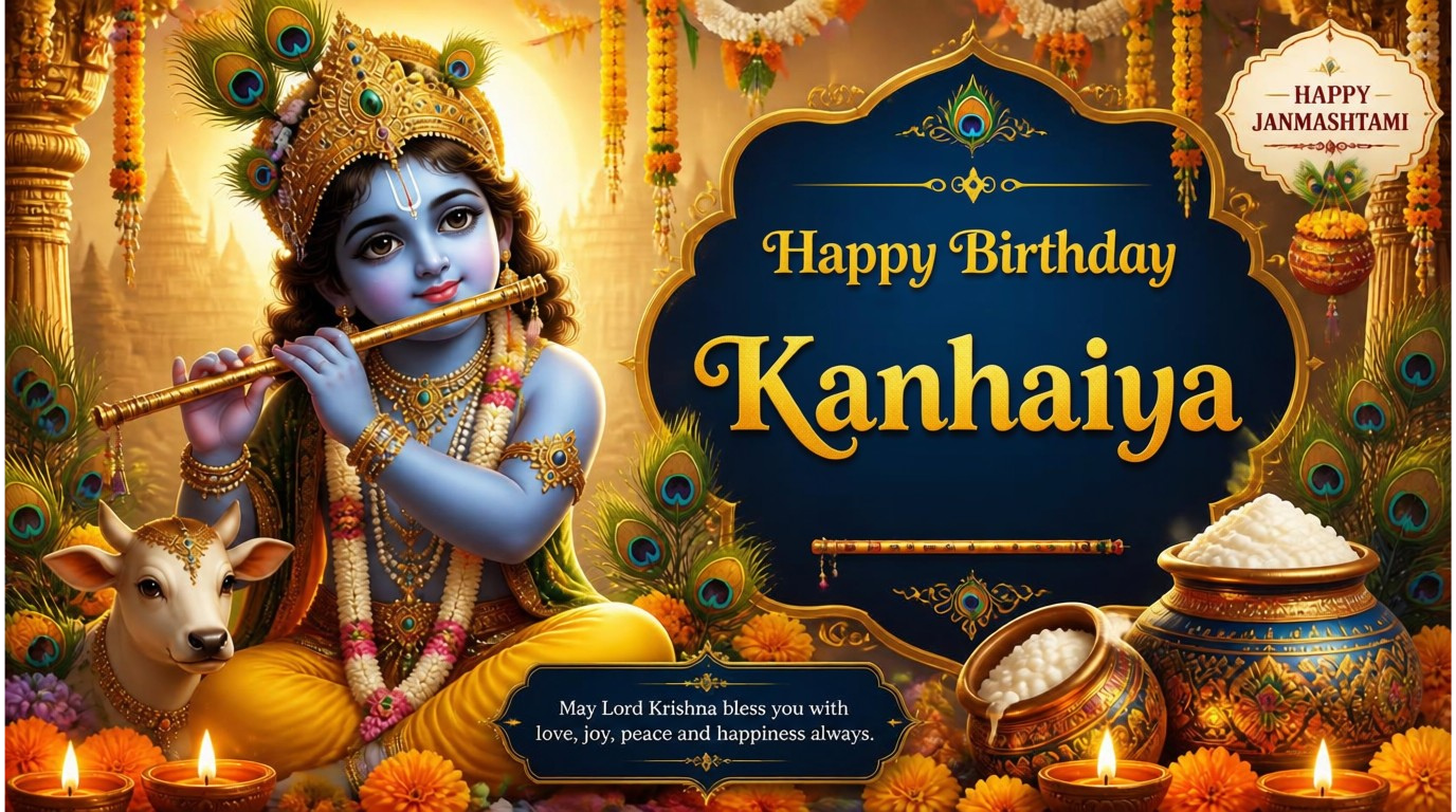 hqppy birthday to kanhaiya