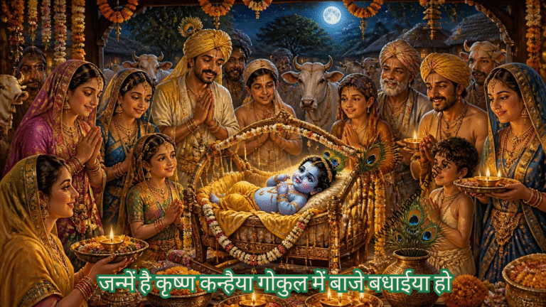 जन्में है कृष्ण कन्हैया गोकुल में बाजे बधाईया हो