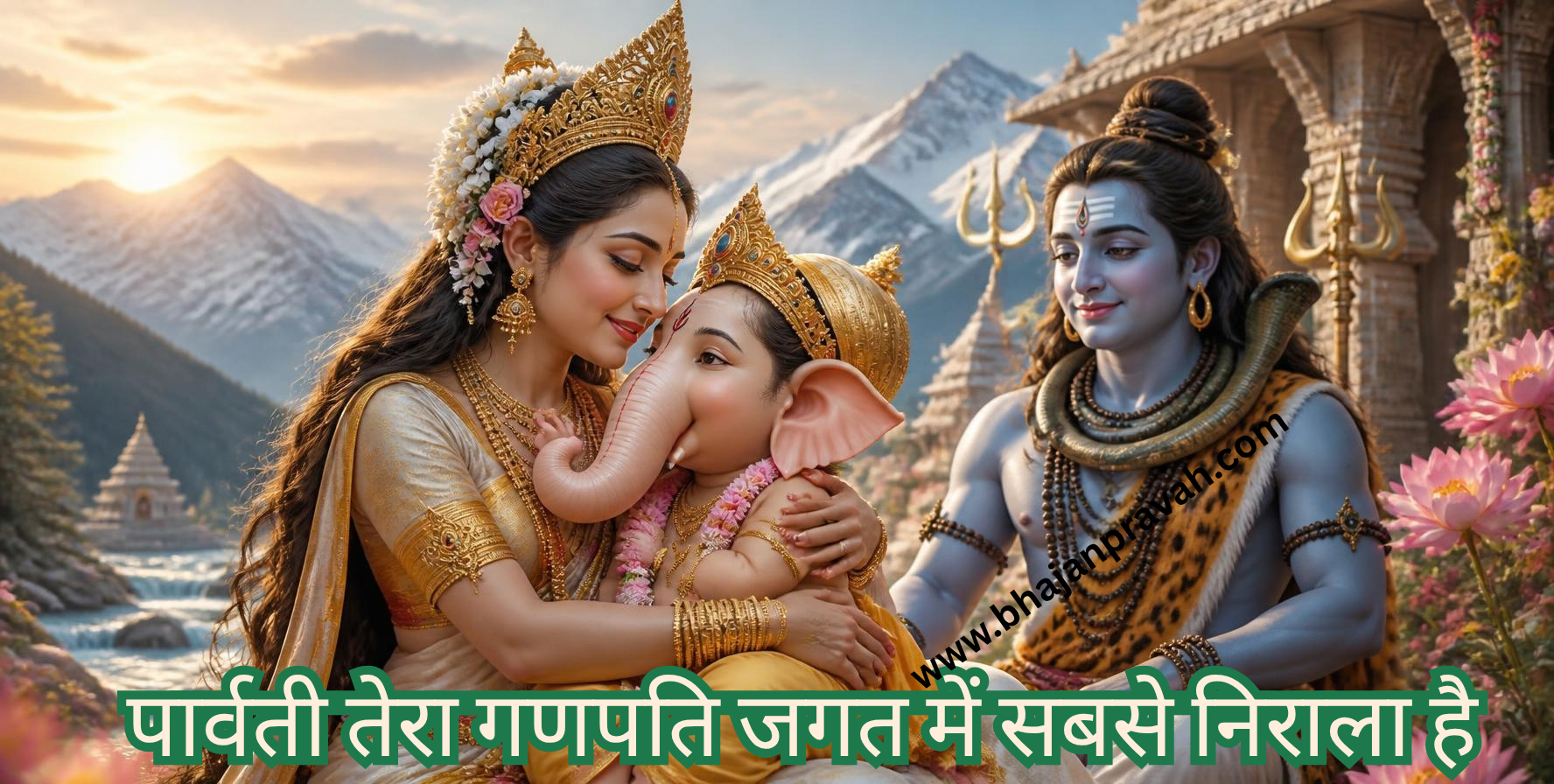 पार्वती तेरा गणपति जगत में सबसे निराला है
