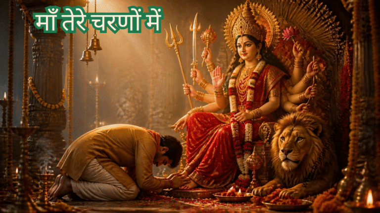 माँ तेरे चरणों में