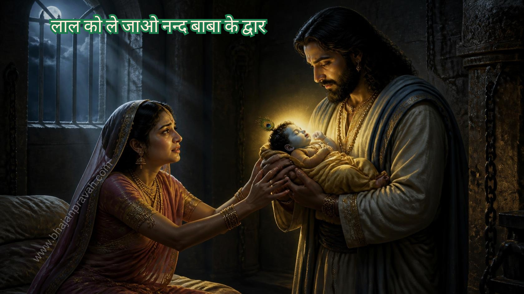 लाल को ले जाओ नन्द बाबा के द्वार