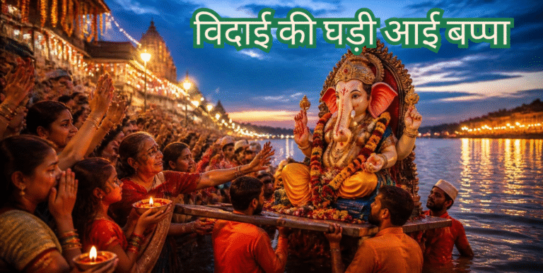 विदाई की घड़ी आई बप्पा