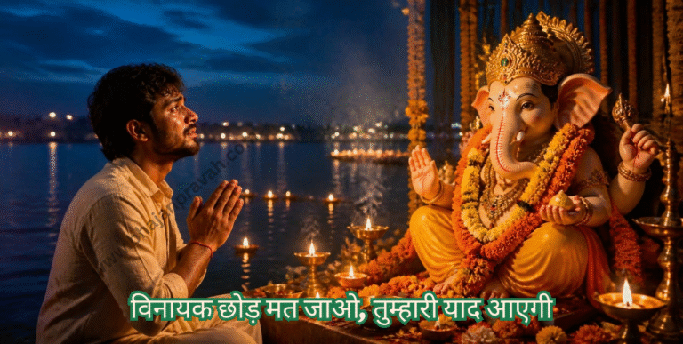 विनायक छोड़ मत जाओ, तुम्हारी याद आएगी