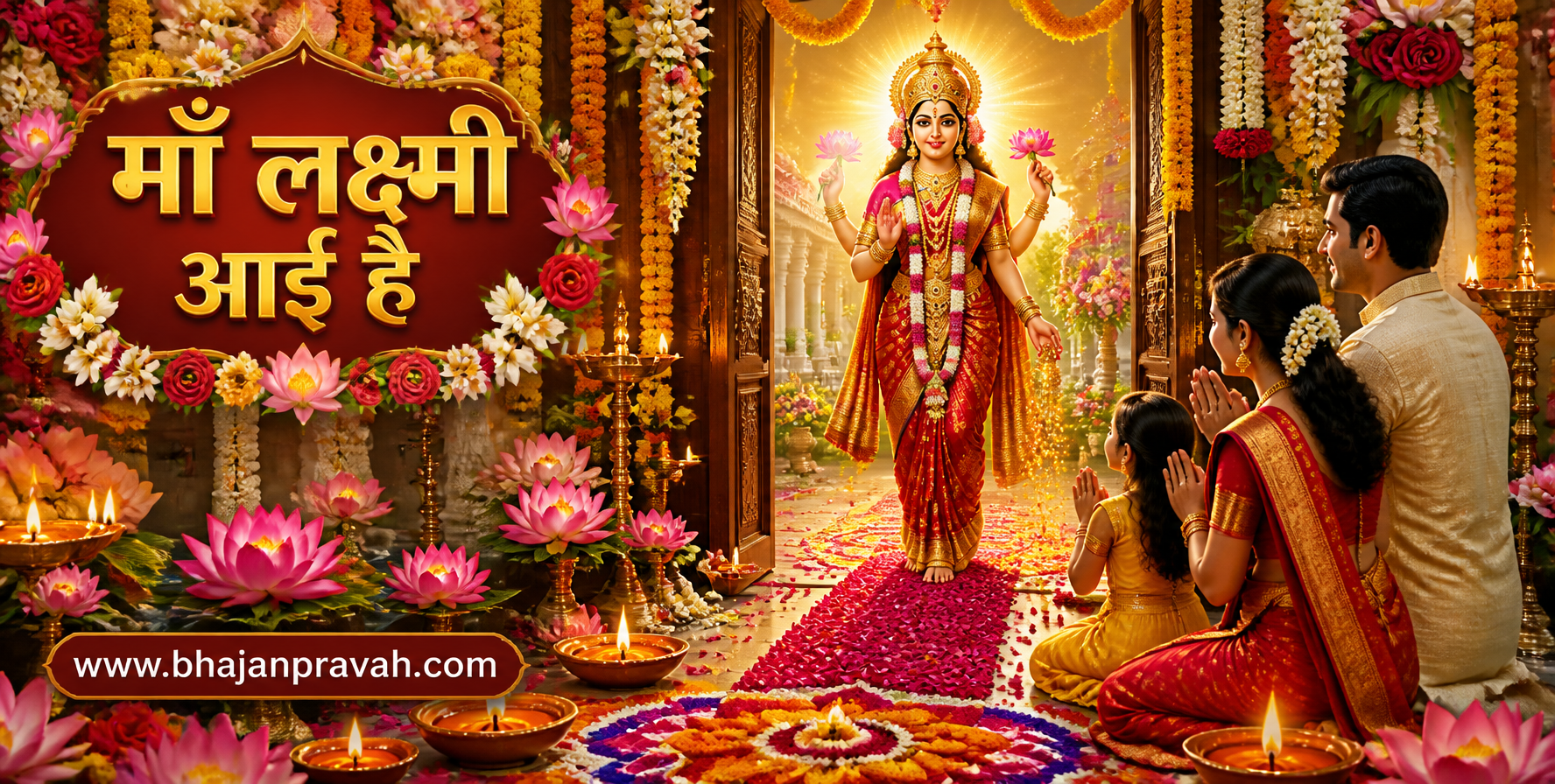 माँ लक्ष्मी आई है