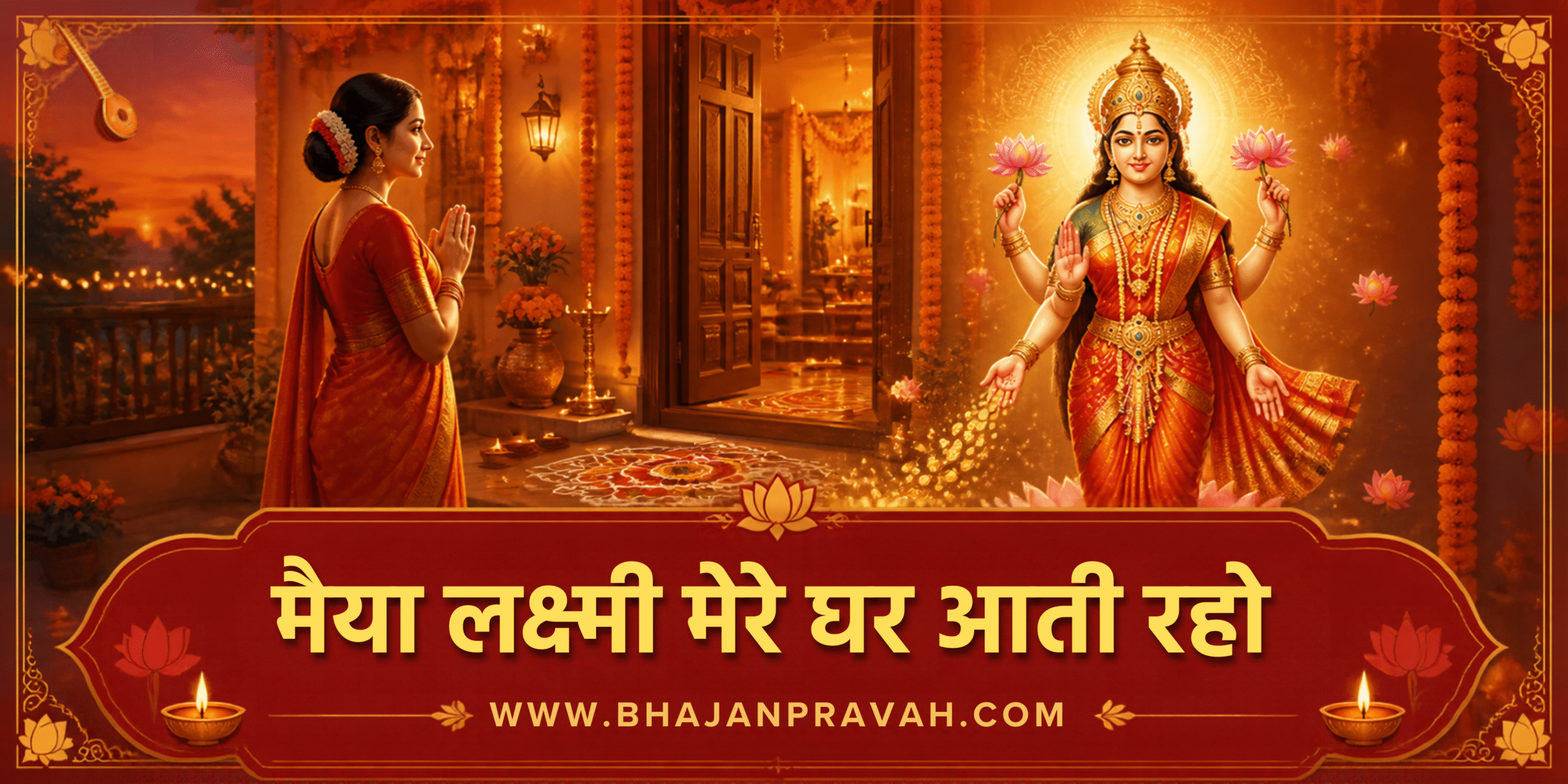 मैया लक्ष्मी मेरे घर आती रहो